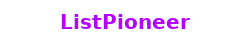List Pioneer